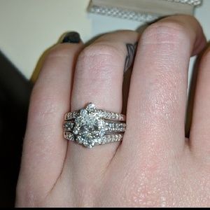 Helzberg diamond ring set
